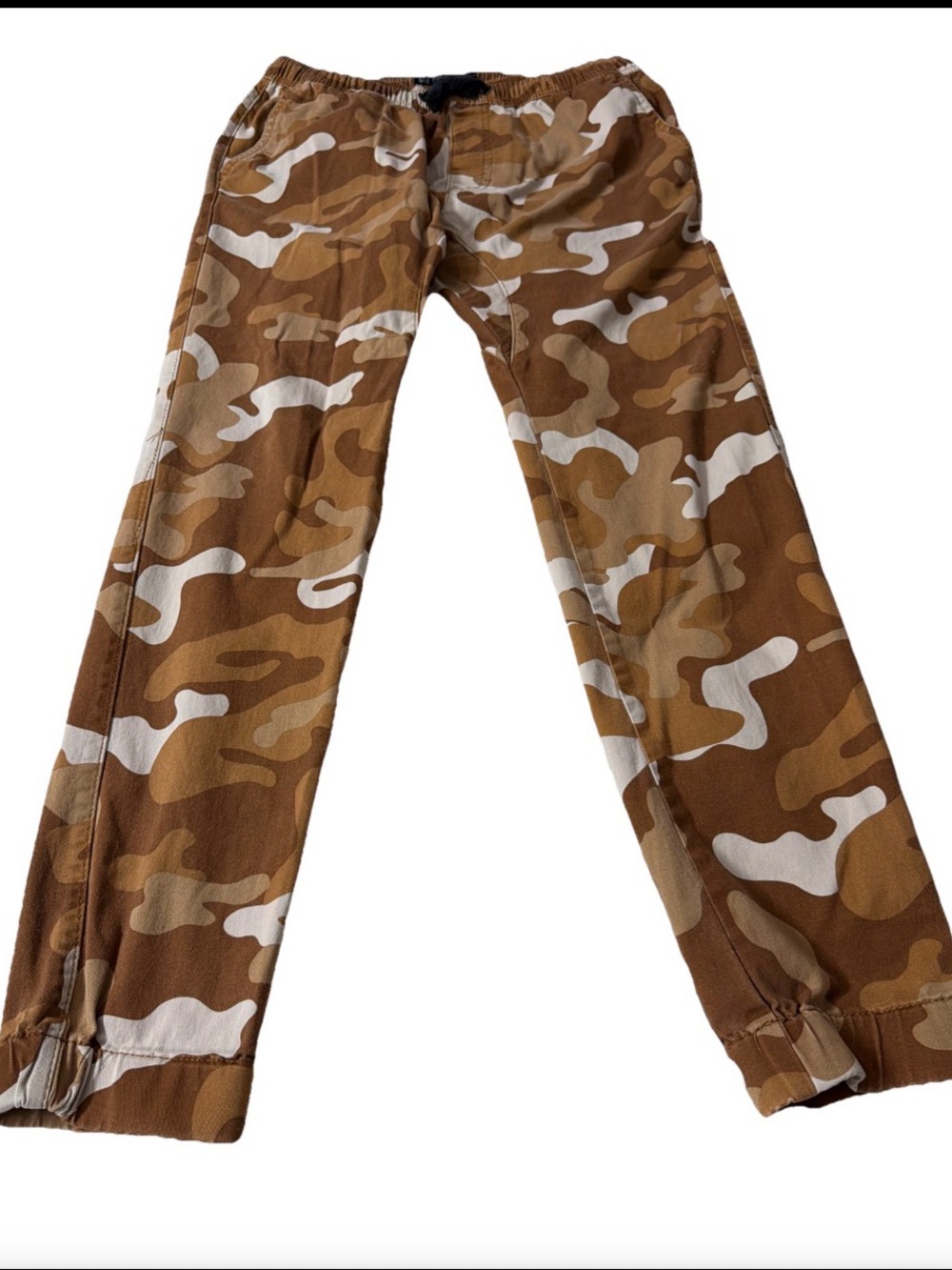 CJ Black size L unisex adult Brown Camo Jogger Pants